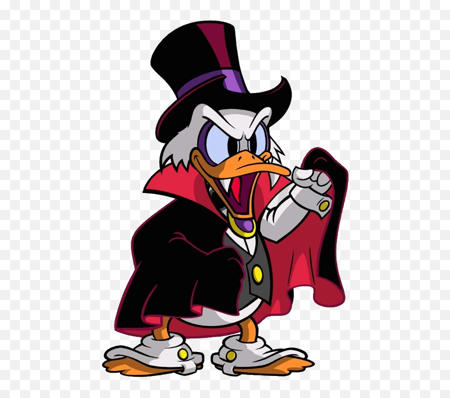Count Dracula Duck - Drake Von Vladstone Clipart Full Size Dracula Duck Ducktales Png,Drake Face Png