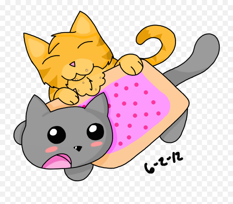 Nyan Cat Vs Semi Normal Drawing By Allys Dragoartcom - Cat Png,Nyan Cat Transparent