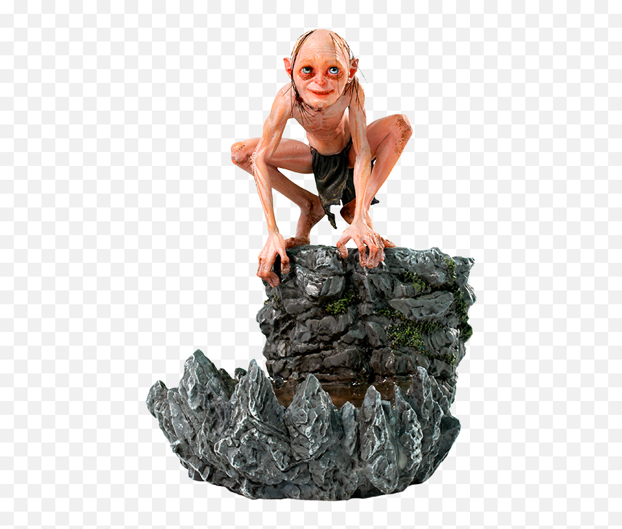 The Gollum Deluxe Art Scale Statue - Gollum Iron Studios Png,Gollum Png