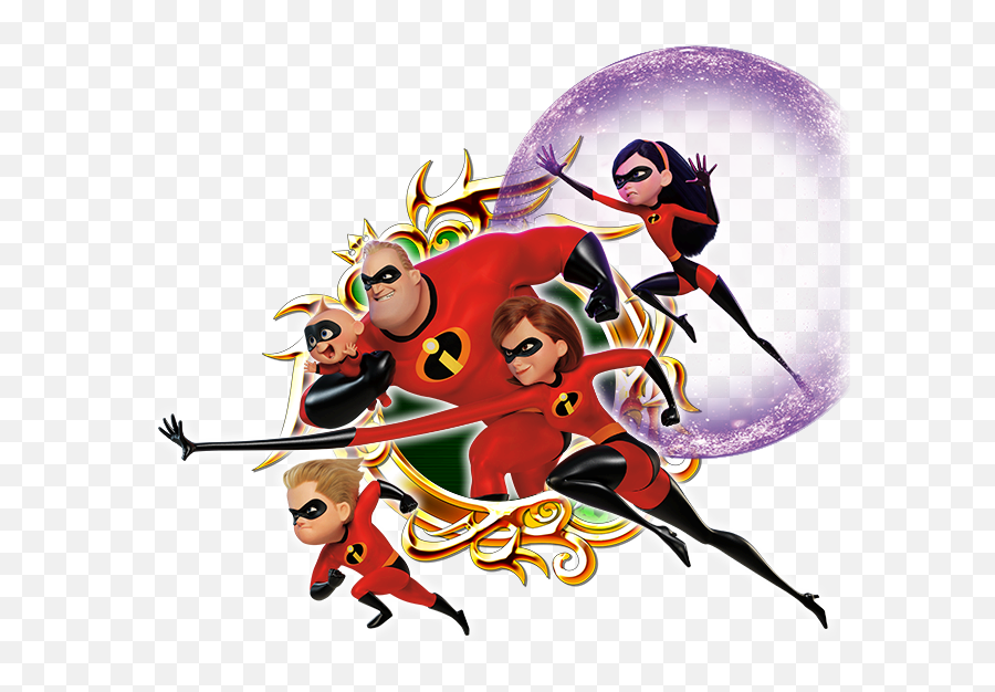 The Incredibles 2 - Kingdom Hearts Union X Medals Png,Incredibles Png