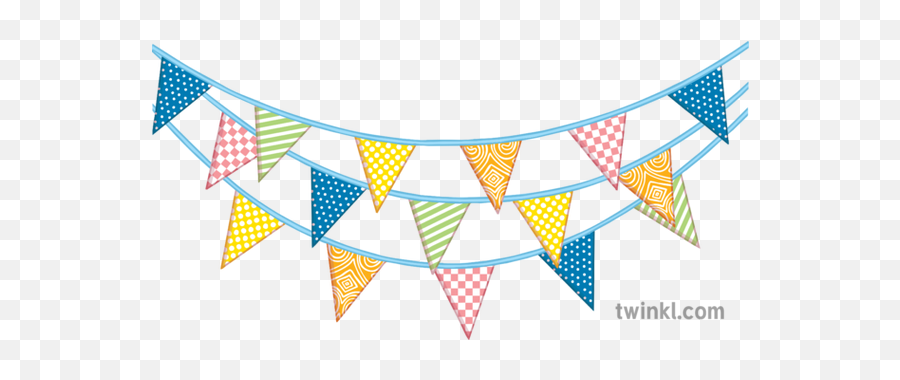 Fair Bunting Illustration - Twinkl Illustration Png,Bunting Png