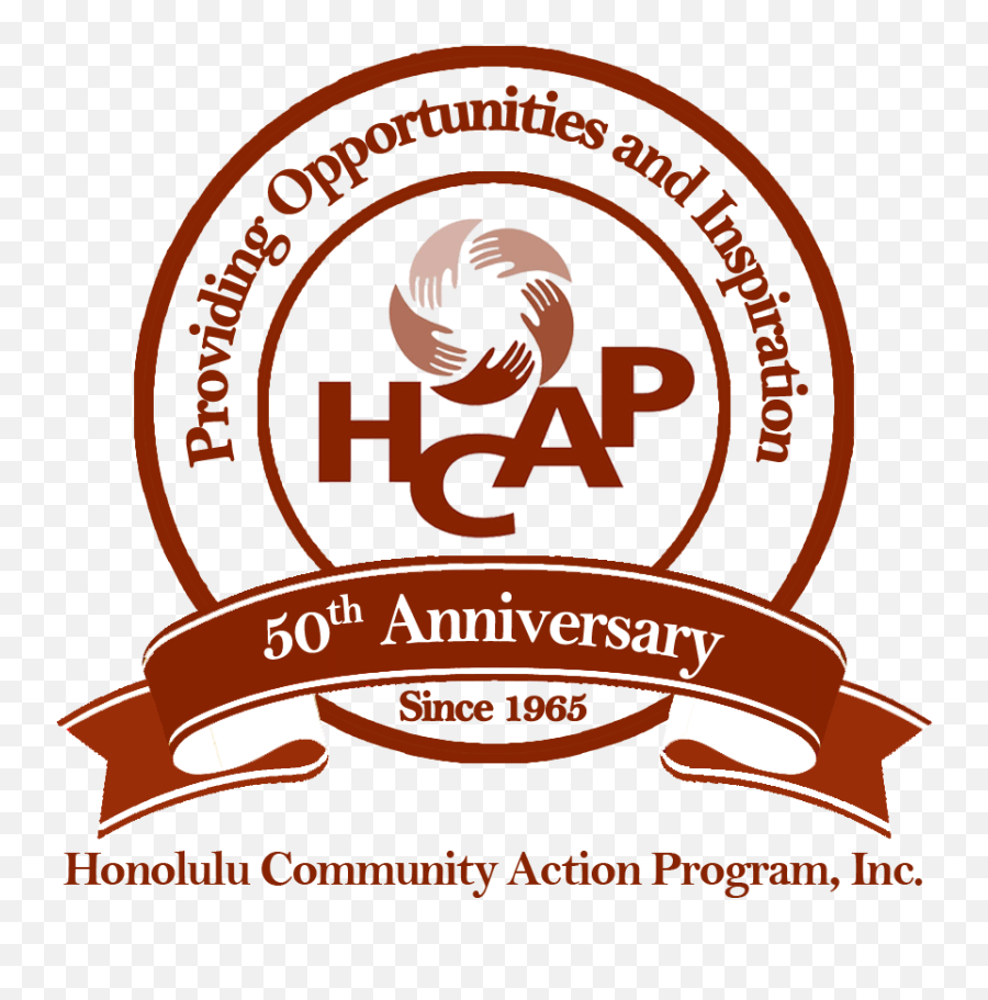 Hcap Inc 50th Anniversary Logo - Honolulu Community Action Honolulu Communitty Action Program Png,Anniversary Logo