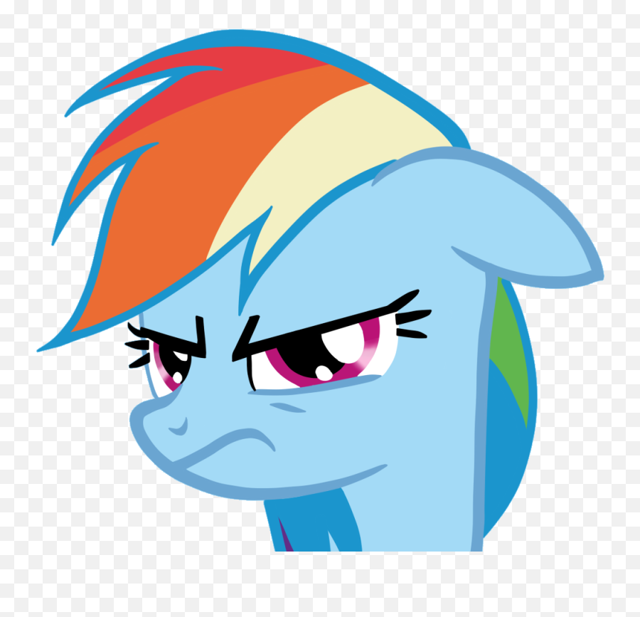 Rainbow Dash Is Angry - Clipart Best Clipart Best Mlp Rainbow Dash Surprised Png,Rainbow Dash Transparent