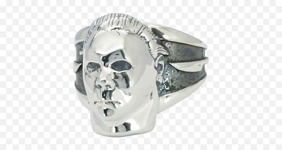 Trick Or Treat Studios Michael Myers Sterling Silver Ring - Trick Or Treat Studios Ring Png,Michael Myers Png