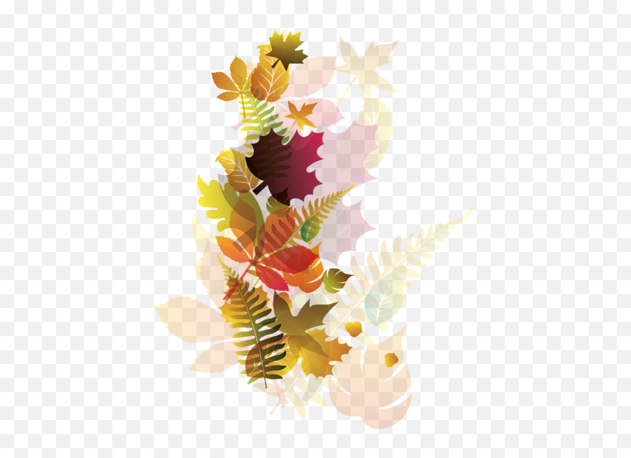 Photo Transparent Deco Fall Leaves Png Image Autumn Album - Goddard Fall Festival,Fall Leaves Png