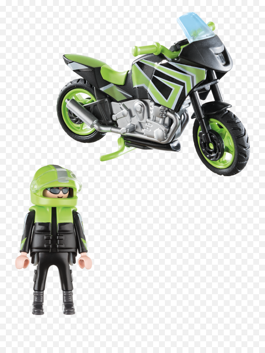 Motorcycle With Rider - 70204 Playmobil Usa Playmobil 70204 Png,Motorcycle Transparent