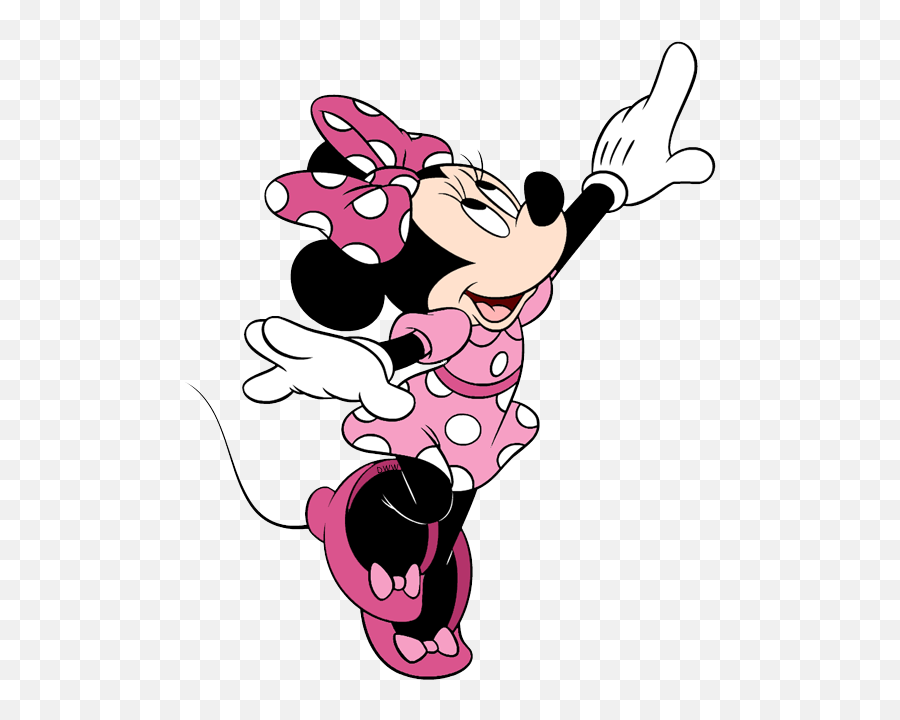Minnie And Mickey Mouse Pointing Png - Minnie Mouse Pointing Clipart,Minnie Mouse Logo