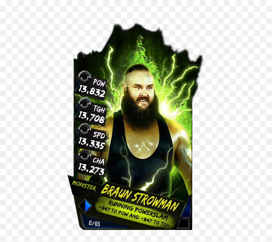 Braun Strowman - Wwe Supercard Season 2 Debut Wwe Wwe Supercard Nikki Bella Monster Png,Braun Strowman Logo