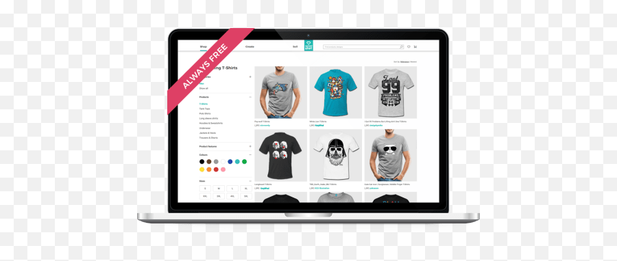 Custom T - Shirts And Tshirt Printing Spreadshirt T Shirt Website Png,Shirt Transparent