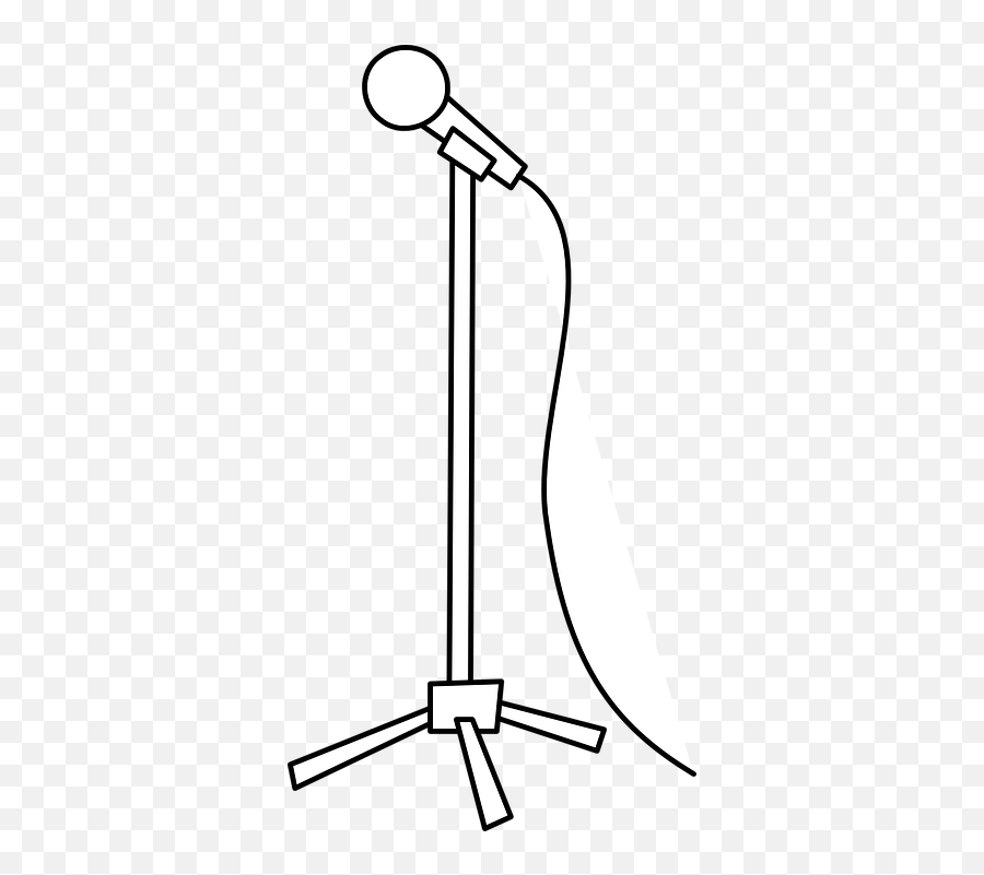 Micro Microphone Speech - Free Vector Graphic On Pixabay Draw A Microphone Stand Png,Stand Png