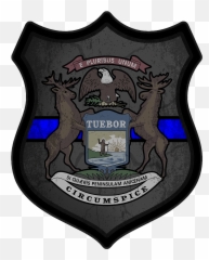 The Punisher Logo - State Of Michigan Flag Png Download State Of Michigan Flag,The Punisher Png