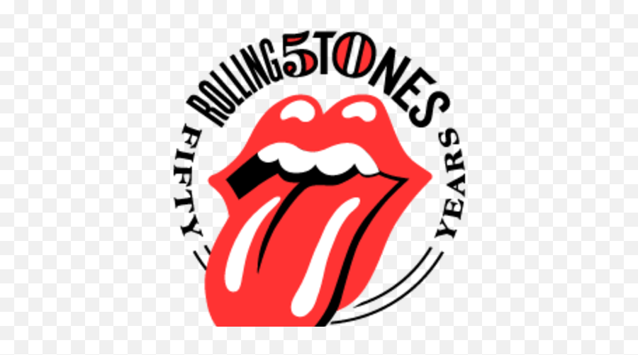 Rolling Stones 50 Years Logo Png - Rolling Stone Logo Png Logo,Rolling Stones Png