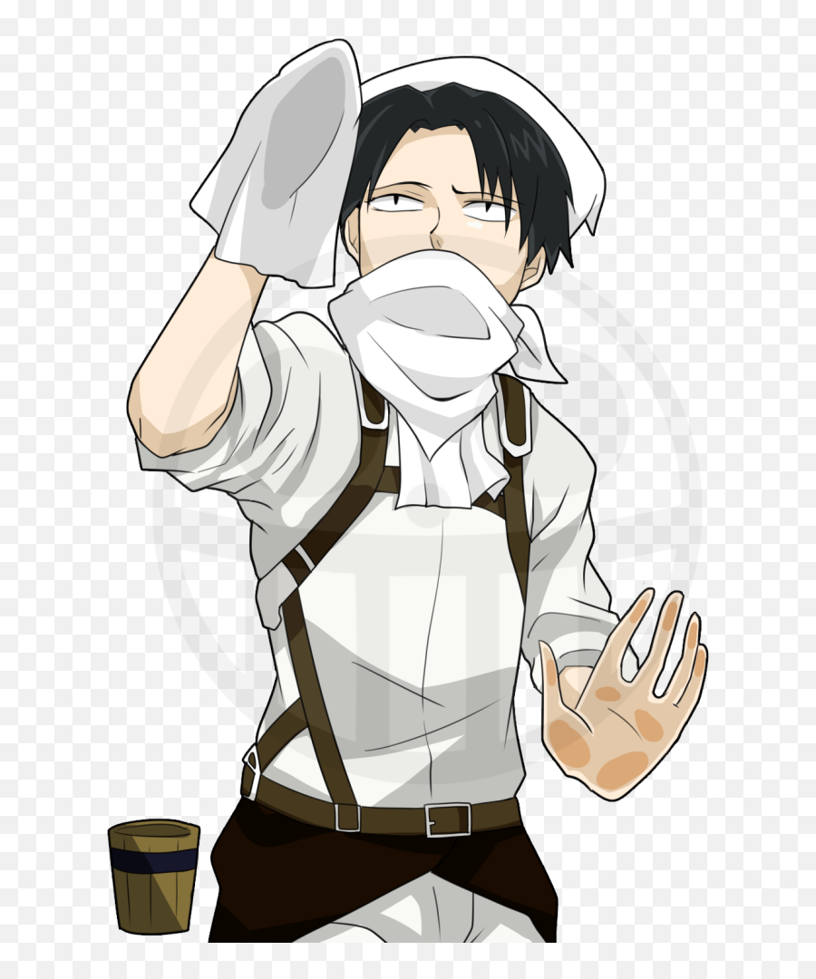 Levi No Dust In My House Peeker Hentaku Anime Stickers - Fictional Character Png,Levi Png