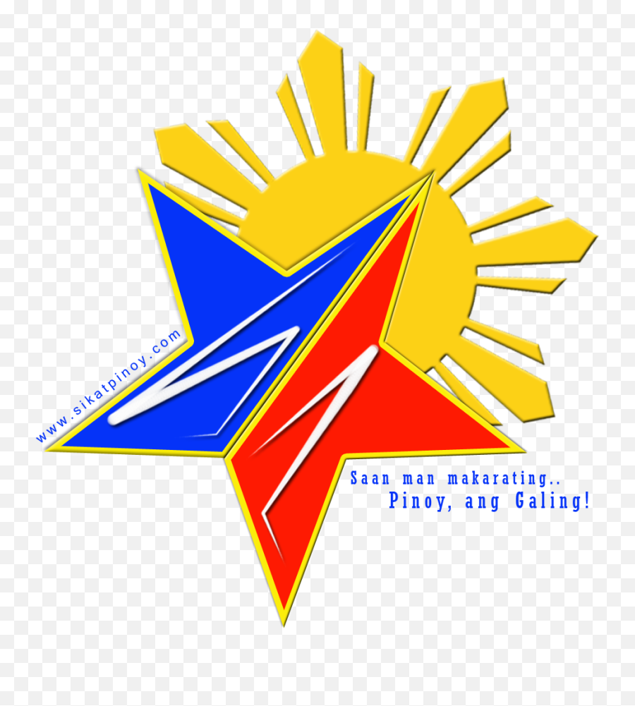 Filipino Flag - Simple Betta Fish Tattoo Hd Png Download Philippine Flag,Filipino Flag Png