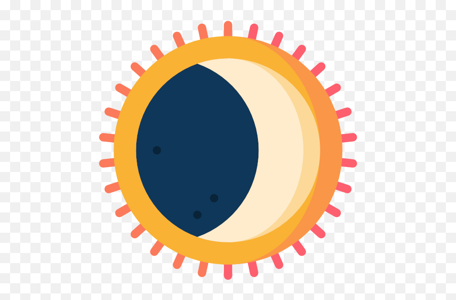 Flat Eclipse Icon - Universe Icons Png,Eclipse Png