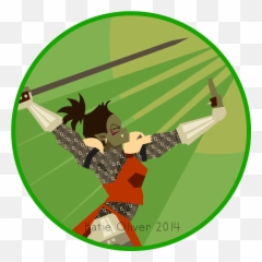 Female Half Orc Vector Token Wwwkoanimationcouk - Plus 8 Records png