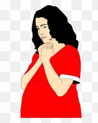 This Free Icons Png Design Of Pregnant Woman Praying Full - 10 Weeks Pregnancy Symptoms