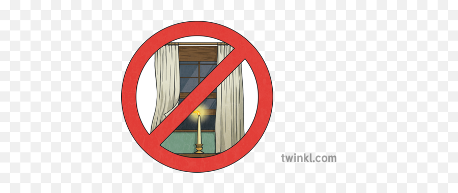 Candle By Open Window With Blowing Cutrains Object Safey - Smuk Modellen Png,Open Window Png