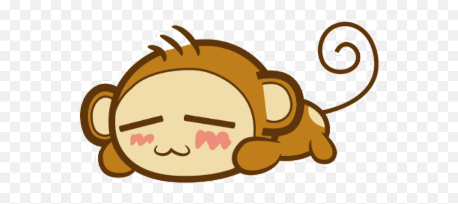 Monkey Giant Panda Kawaii Cuteness Ape - Monkey Png Download Dibujos De  Monos Kawaii,Kawaii Potato Png - free transparent png images 