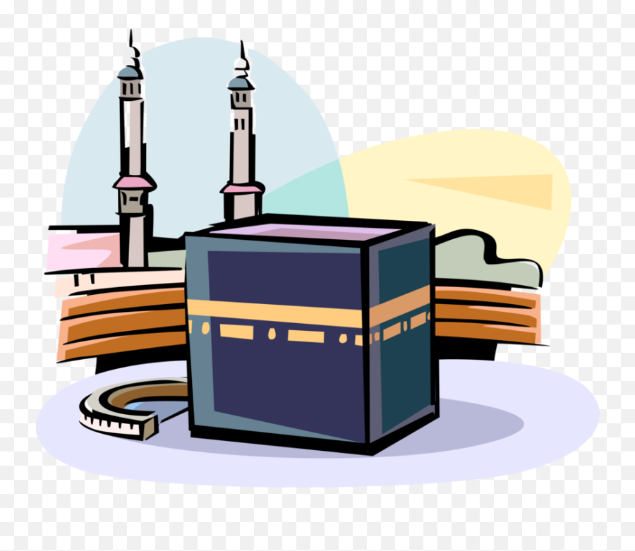 Download Hd Vector Illustration Of Grand Kaaba Islam Sacred - Vertical Png,Grand Dad Png