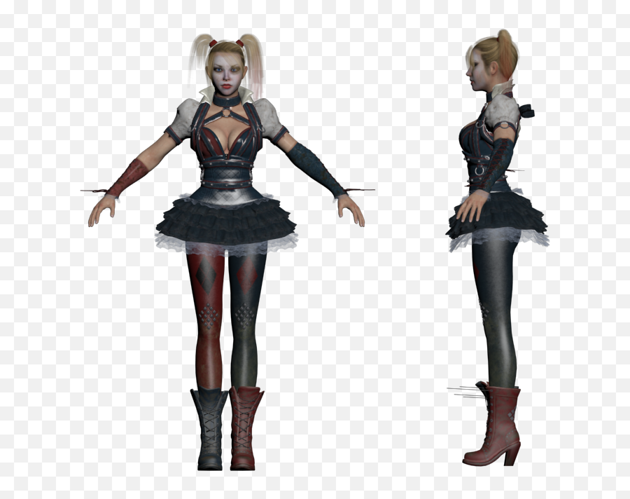 Pc Computer - Batman Arkham Knight Harley Quinn The Harley Quinn Video Game Costume Png,Arkham Knight Png