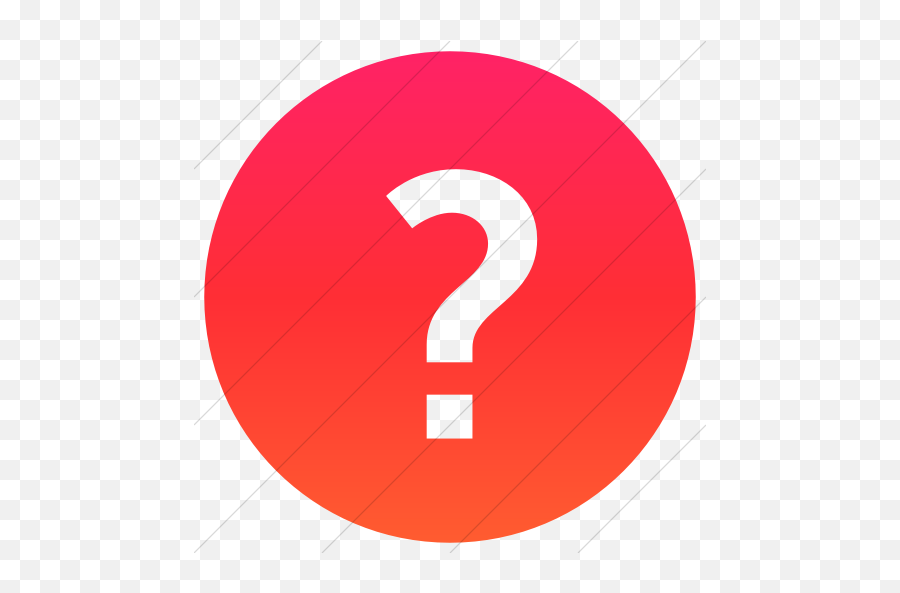 Iconsetc Simple Ios Orange Gradient - Vertical Png,Question Circle Icon