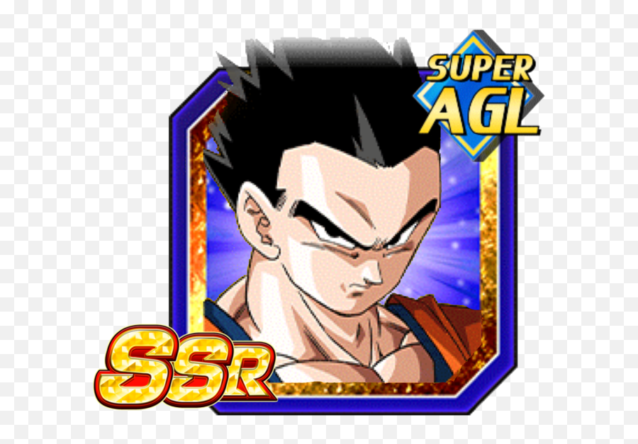 Download Hd Ssr Agl Ultimate Gohan Icon - Dragon Ball Dokkan Battle Vegeta Icon Png,Dragon Ball Icon Png