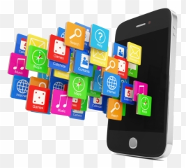 Mobile App Developers In Soweto - WeDesignSA Phone With Social Media Apps Png