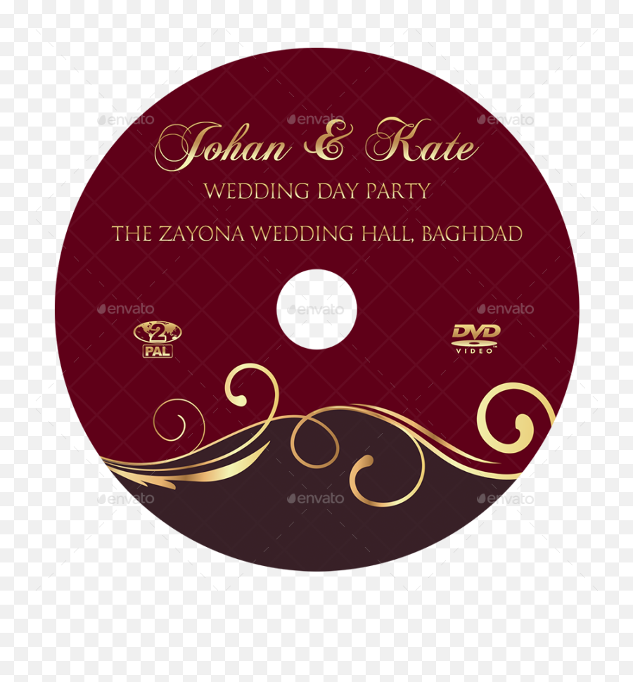 Wedding Dvd Cover And Label Template Vol9 - Cd Png,Dvd Png