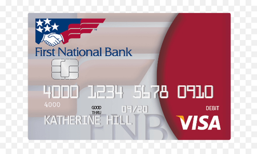 Debit Credit Cards - First National Bank Card Png,Bank Of America Desktop Icon