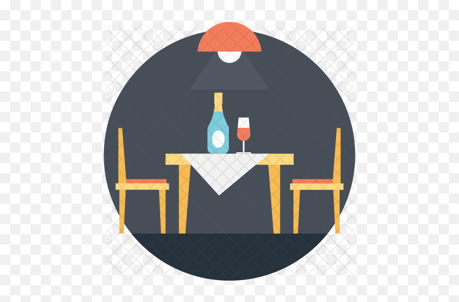 Candlelight Dinner Icon - Dinner Date Graphic Png,Dinner Icon'