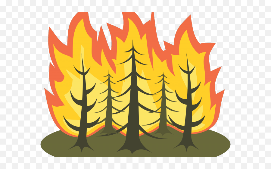 Fire Clipart Pollution - Forest Fire Clipart Png Download Forest Fire Clipart,Fire Clipart Transparent Background