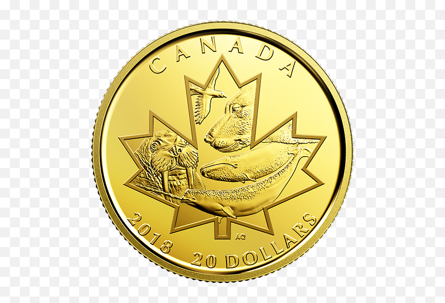 110 Oz Pure Gold Coin - Symbols Of The North Mintage First Coin At Royal Mint In Ottawa Png,Byond Icon