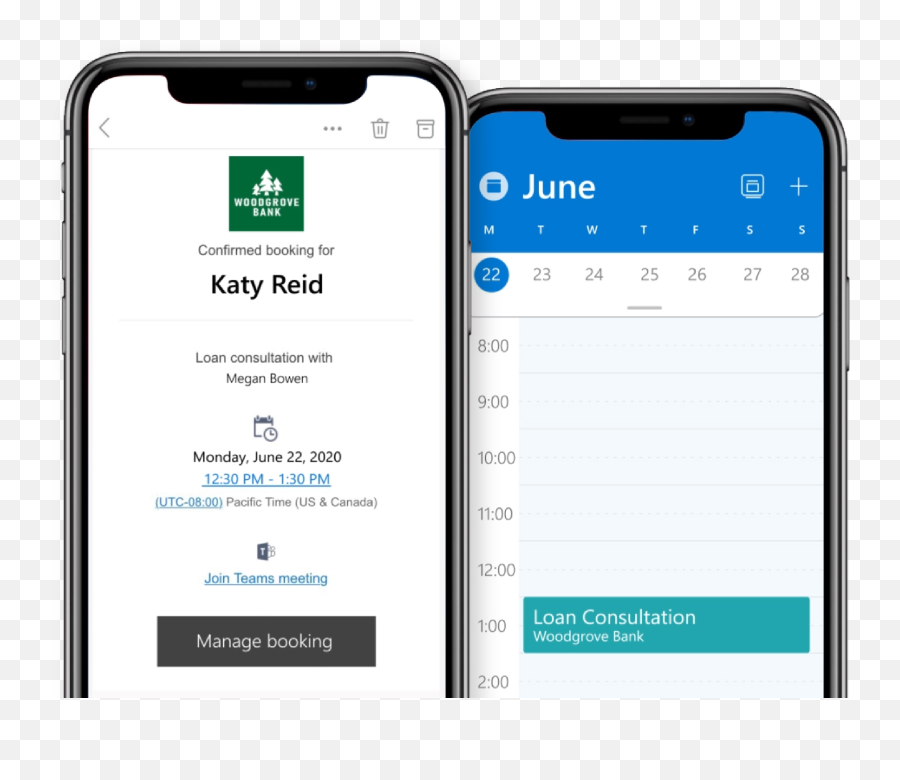 Online Bookings And Appointment Scheduling Microsoft 365 - Microsoft Bookings Calendar Png,Calendar App That Shows Date On Icon