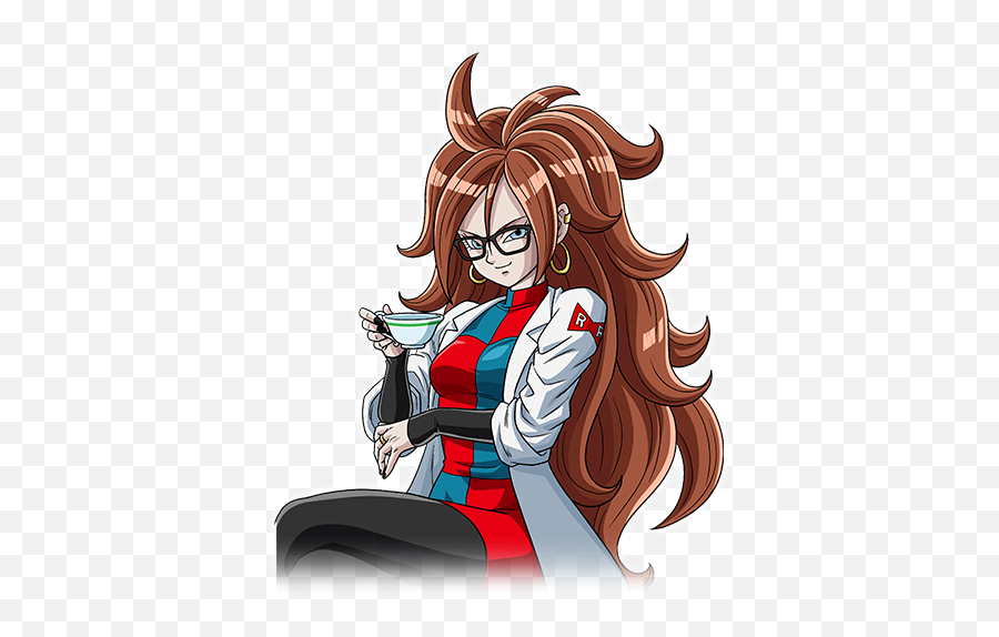 Android 21 - Dragon Ball Fighterz Stamps Png,Android 21 Png