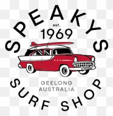 Products U2013 Speakys Surf Shop - Automotive Decal png