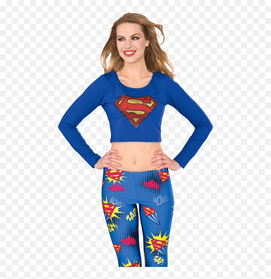 Supergirl Png - Adult Supergirl Crop Top Don T Moose With Crop Top,Supergirl Png