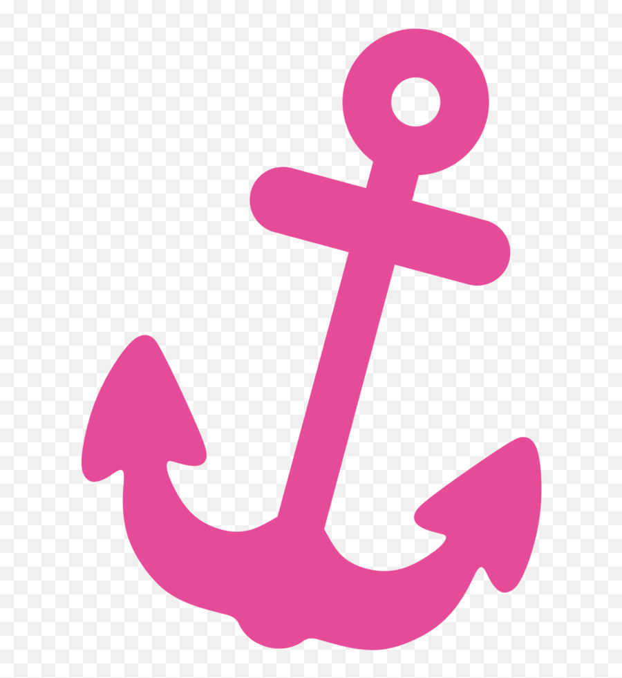 Anchor Nautical Clipart Silhouette Clip Art - Ancla Rosa Png,Nautical Png
