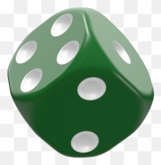 Oakie Doakie Dice D6 16 Mm Solid - Green 12 png