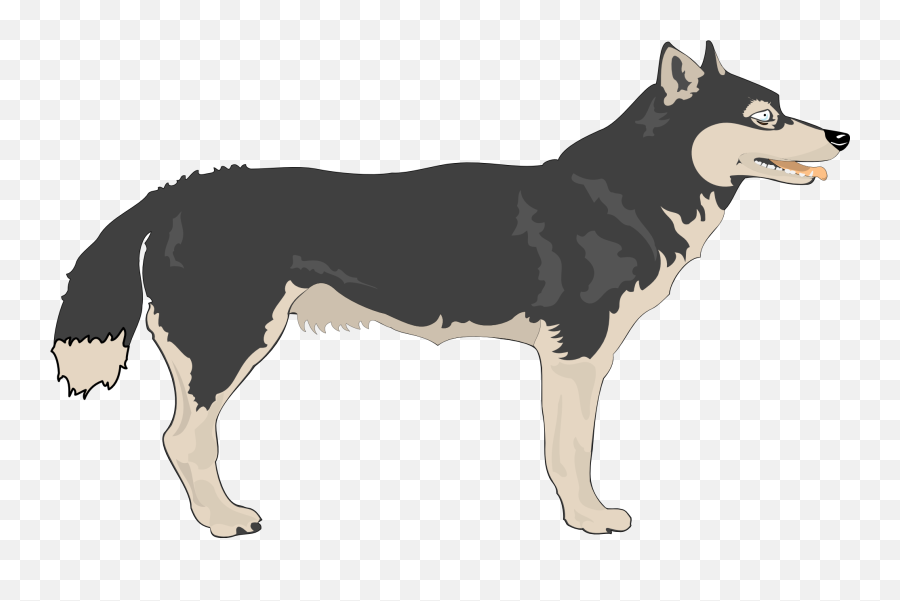 Wcp26 Hd Free Wolf Clipart Png Pack 4549 - Cartoon Wolf Side View,Howling Wolf Png