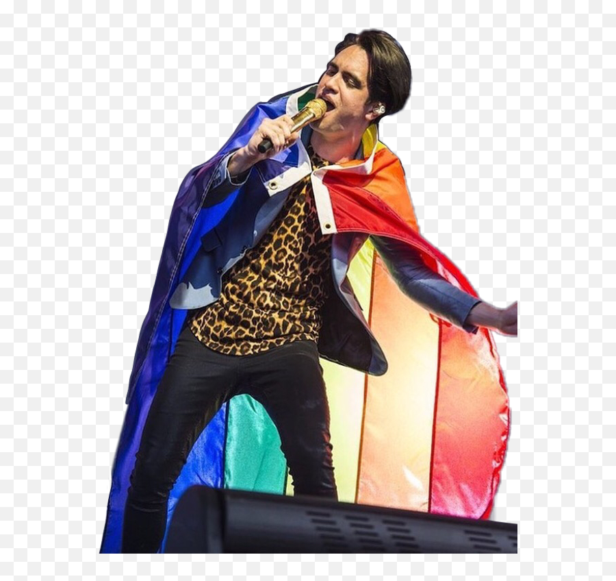 Brendon Urie Pride Flag Png Image With - Panic At The Disco Pride,Brendon Urie Png
