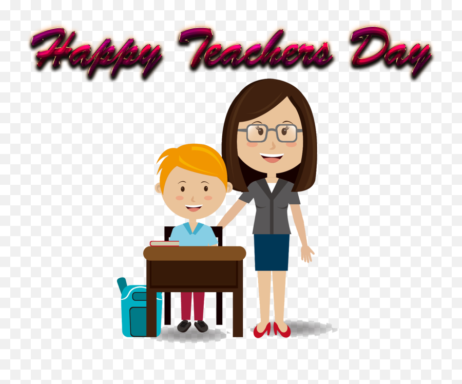 Teachers Day 2018 Png Clipart - Clip Art Teacher Png,Education Clipart Png