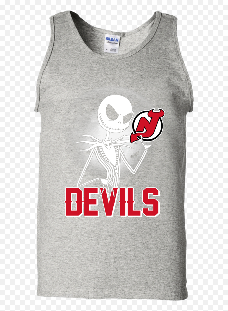Jack Skellington Halloween Shirt For New - Jerseydevils Fans Png,New Jersey Devils Logo Png