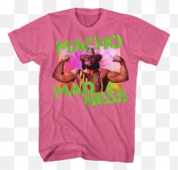 Randy Savage Macho Madness T - Shirt Mash 4077 T Shirt Png,Macho Man Png