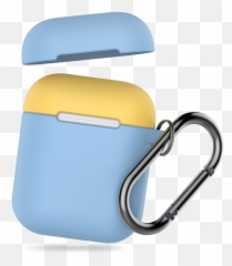 Download Hd Premium Silicone Two Toned Case For Apple - Airpods png