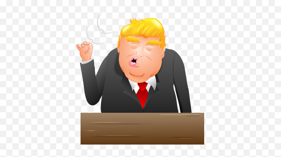 I Created Some Donald Trump Emojis - Cartoon Png,Melania Trump Png