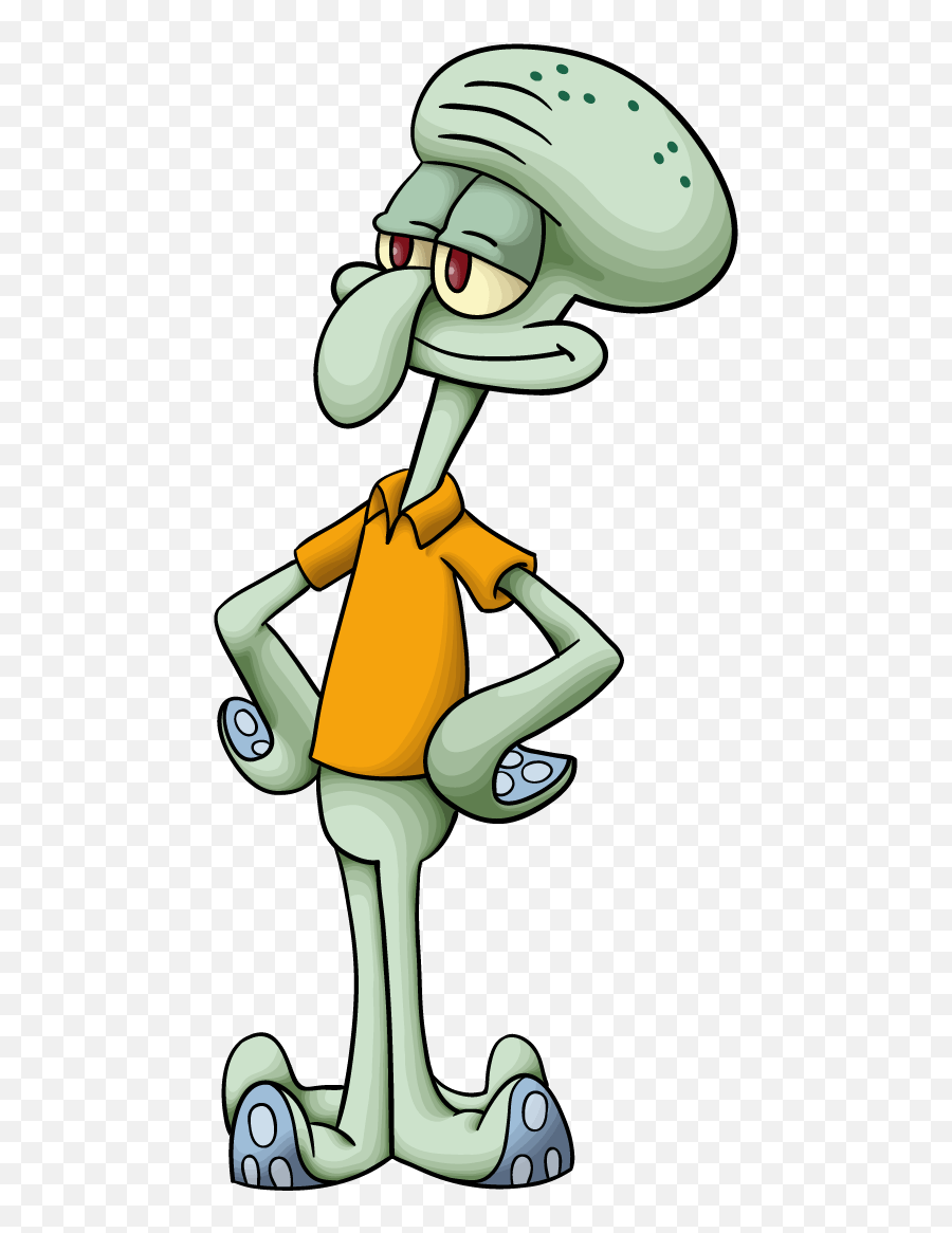 Download Draw Cartoon Superheroes And Characters Drawing - Squidward  Spongebob Png,Spongebob Characters Png - free transparent png images -  