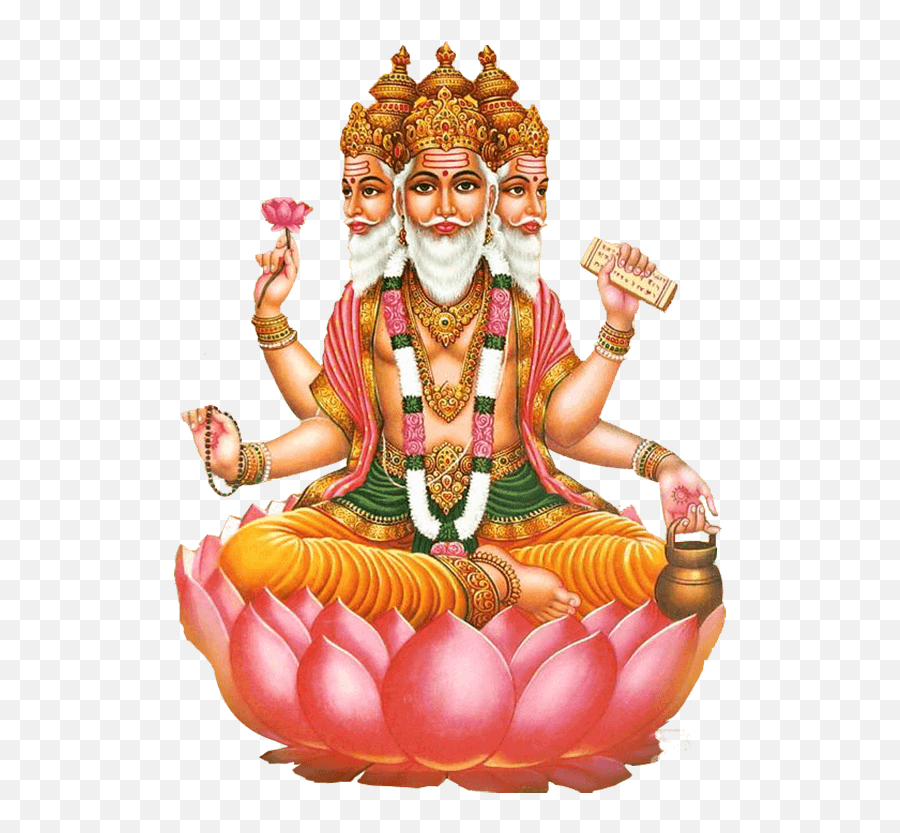 Lord Brahma Hindu God - Brahma Hindu God Png,God Png