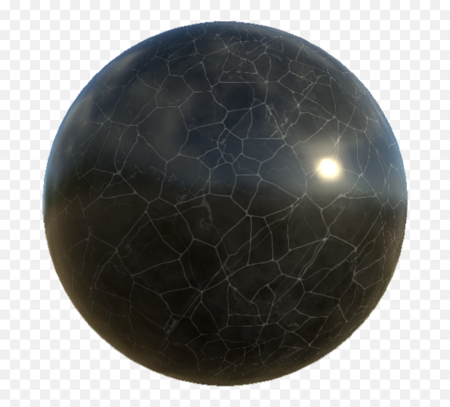 Black Marble - Sphere Png,Marble Png