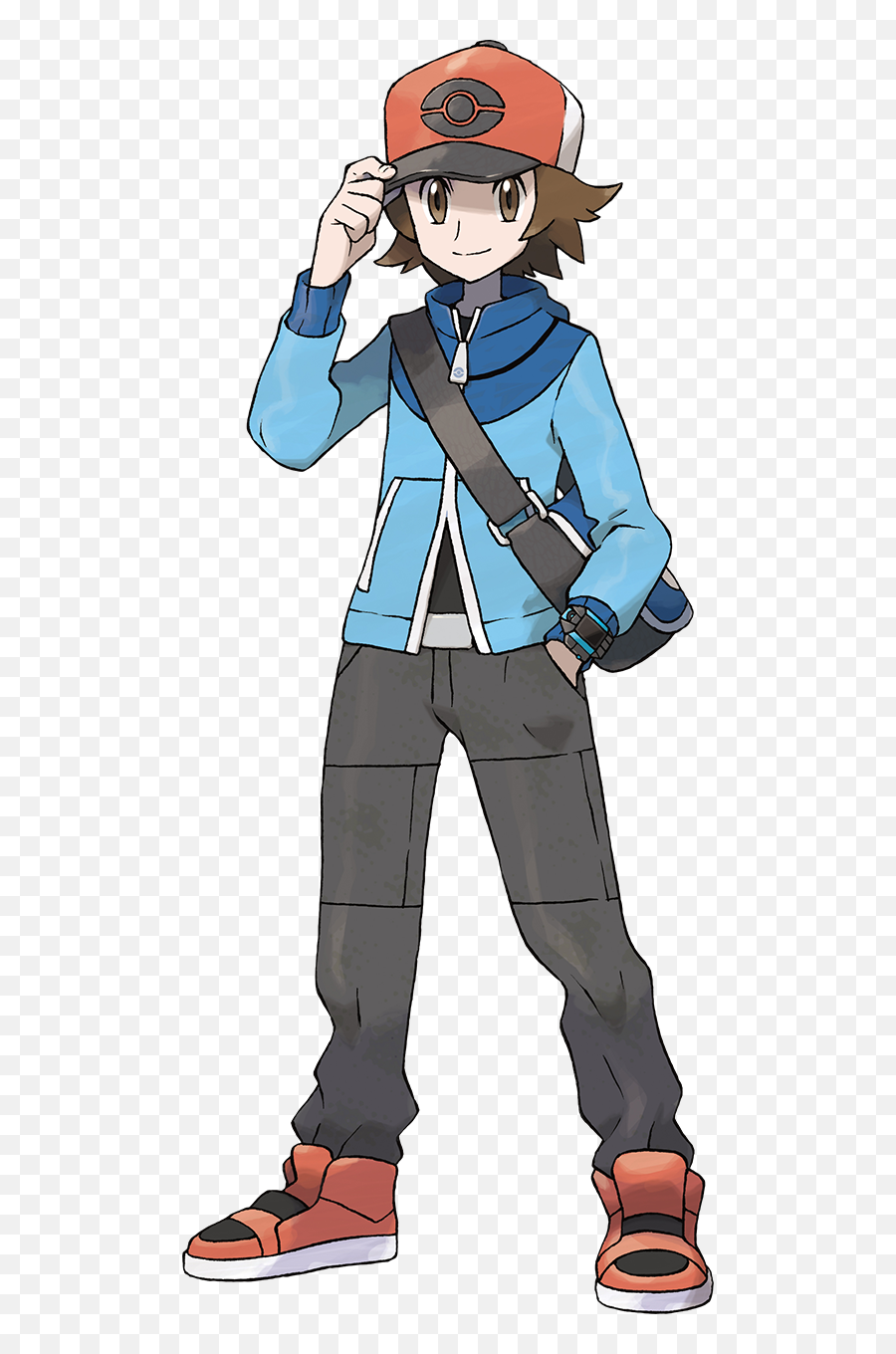 Black - Pokemon Black And White Protagonist Png,Pokemon Trainer Png